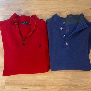 Mens XL long sleeve pullovers